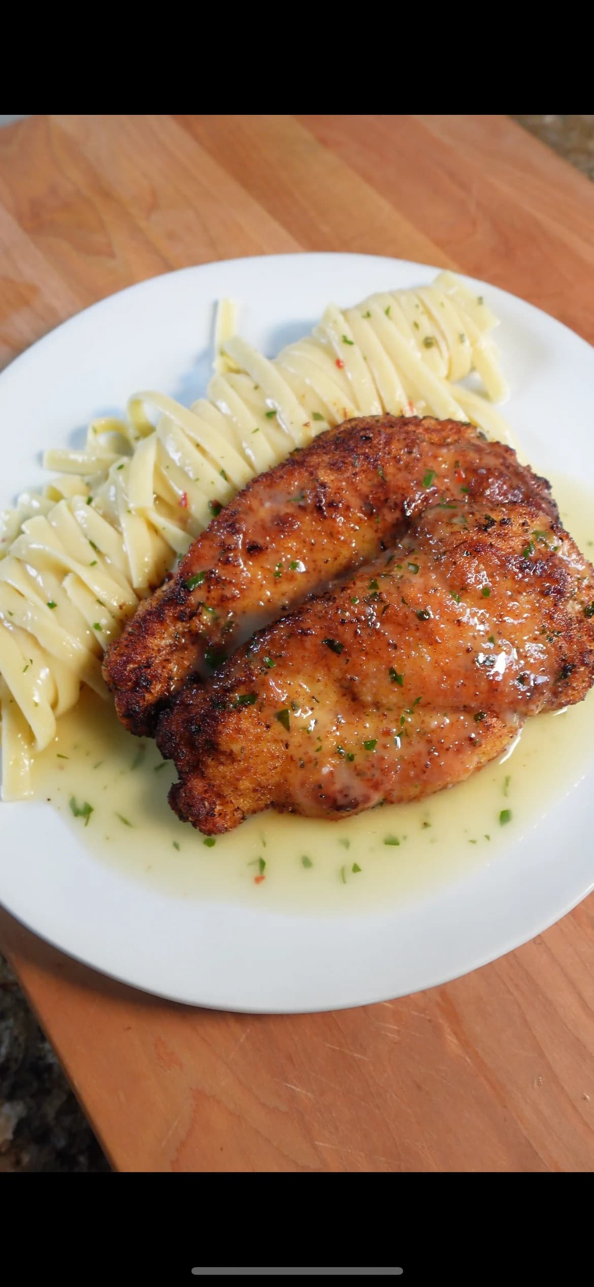 Picture for Chicken Cutlets with White Wine Sauce